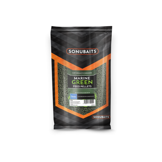 Pelete Sonubaits - Marine Green Feed Pellets 2mm 900g